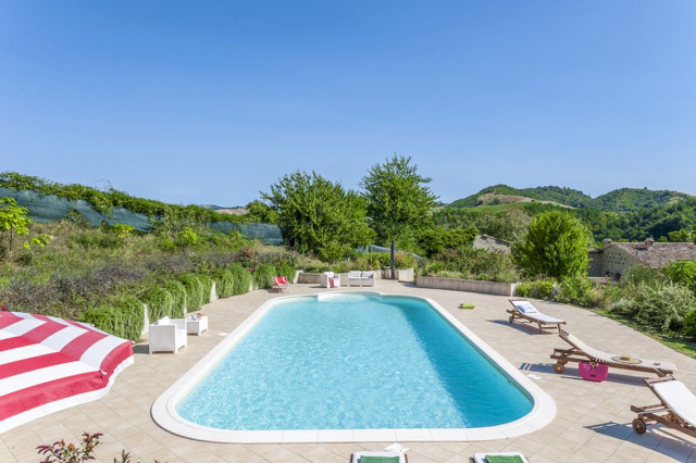 Noord Le Marche Urbino Villa Zwembad 2